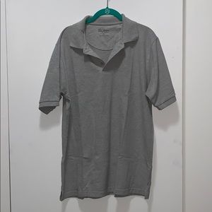 Gray polo shirt